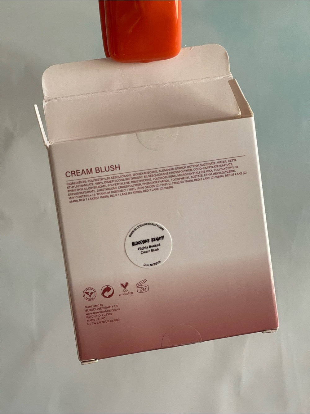NWT Bloodline Beauty Cream Blush Shade Flights Booked - Picture 2 of 2